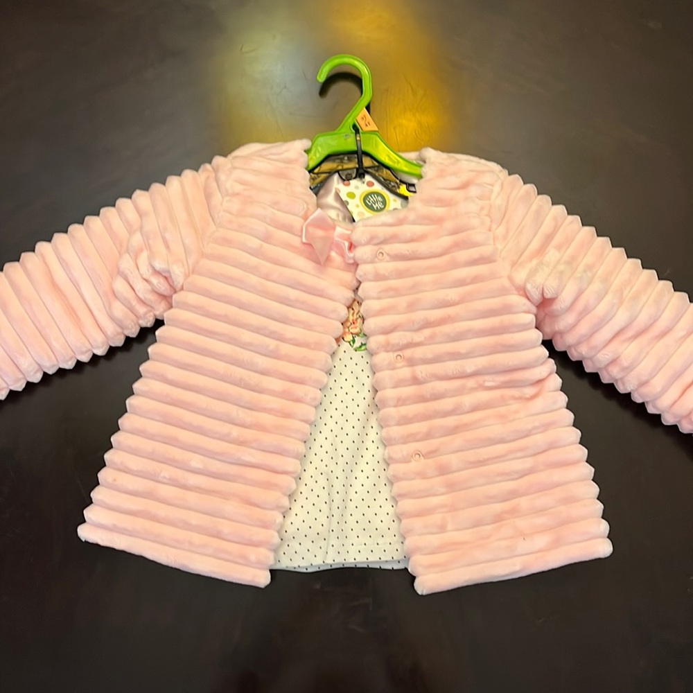 Little me, 3T girls long sleeve shirt with jacket.